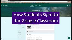 It will tell you how to join the classroom, find your way around, complete assignments, and to commu. How Students Sign Up For Google Classroom In 60 Seconds Youtube
