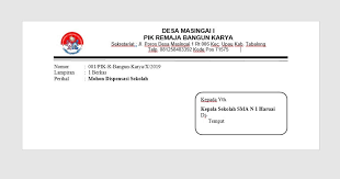 Di indonesia sudah makin berkembang perusahaan yang bergerak, dimulai dari perusahaan 5. Download File Kop Surat Di Amplop Tinggal Print Mediasiana Com Media Pembelajaran Masakini