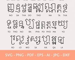 Image of Khmer alphabet