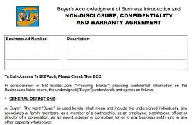 An nda is used by businesses when sharing this type of information with at least one other person or organization. Should I Sign An Nda When Buying A Business Biz Builder Com