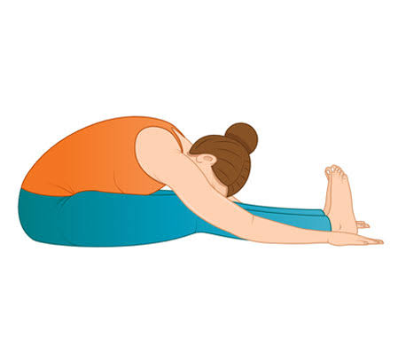 Yoga Pose: Seated Forward Bend Pose | YogaClassPlan.com