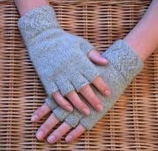 This cozy hat and mitten set features a classic cable pattern with alternating cable sections for added interest. Image Result For Free Half Finger Glove Knitting Patterns Knitting Gloves Pattern Fingerless Gloves Knitted Pattern Fingerless Gloves Knitted