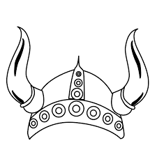 Viking Hat Coloring Pages Viking Hat Vikings Coloring Pages