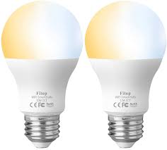 Amazon Com Smart Light Bulb Wifi Bulbs Work With Alexa Siri Google Home Warm White To Daylight Tunable 80 Watt Equivalent 960lm Smart Led Bulb Dimmable No Hub Bridge Required Fitop E26 A19 Two