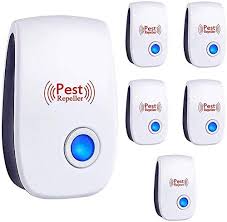 The ultrasonic pest repeller is portable and easy to install. Zeropest Ultrasonic New Pest Control Set Of 6 Packs Electronic Plug In Repellent Indoor For Flea Insects Mosquitoes Mice Spiders Ants Rats Roaches Bugs Non Toxic Humans Pets Saf Blue Buy Online In