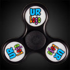 Light Up Fidget Spinner Full Color On Pads Custom Fidget Spinners