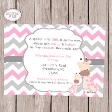 Free shipping on many items. Girl Giraffe Baby Shower Invitation Little Birdie Papers