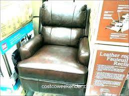 Leather Rocker Recliner Chair Redside
