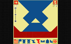 Click and drag to move each piece. Mega Tangram