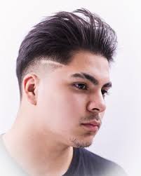 The line up haircut is distinguishable for the forehead, back and temples shaved into sharp angles or straight lines (instead of a natural hairline). 60 Most Creative Haircut Designs With Lines Stylish Haircut Designs Lines For Men Men S Style