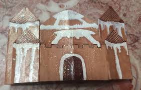 How to make a pop up castle card. Pop Up Gingerbread Castle A Pop Up Card Papercraft On Cut Out Keep