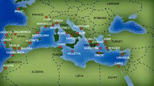 On the shore of more than 7,000 meters. Mediterranean Tours To Italy Greece Turkey Spain Egypt Mediterranean Cruise Brest France Cruise