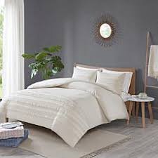 I haven't taken them out of the package but they are a yellowish (vs brownish or almond) color. Ivory Off White Comforters Sets Hsn