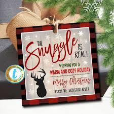 Christmas Gift Tags The Snuggle Is Real Teacher Staff Etsy In 2020 Employee Holiday Gifts Holiday Tags Teacher Christmas Gifts