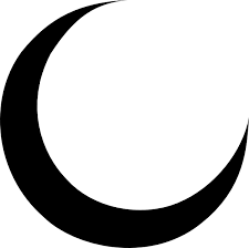Black Crescent Clip Art At Clker Com Moon Svg Png Download Transparent Png Image Moon Icon Moon Outline Tribute Tattoos