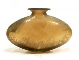 Murano Italie 20eme Beau Vase Gourde En Verre De Teinte Brune Partiellement Art Ancien Moderne Et Contemporain Art Glass Art Murano Glass Glass