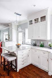 Custom White Shaker Cabinets In Madison New Jersey Https Www Kountrykraft Com Pho White Modern Kitchen Modern White Kitchen Cabinets Kitchen Cabinet Design