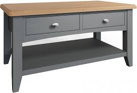 Solid wood construction offers a sturdy platform to rest your drink so you can sit back and relax. Buy Grantham Grey Large Coffee Table At Uk S Lowest Prices