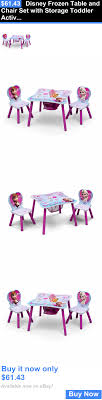 Kids At Home Disney Frozen Table And Chair Set With Storage Toddler Activity Kids Play Buy It Now Only 61 Kids House Table And Chair Sets Toddler Activities