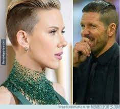 Simeone explica su filosofía sobre la voluntad y el talento en el equipo tras ser preguntado por joao félix. Memedeportes Scarlett Johansson Se Hizo Un Corte De Pelo Inspirado En El Cholo Simeone