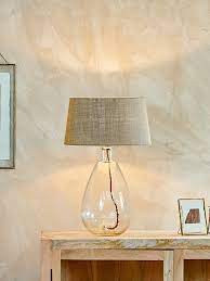Nkuku Baba Large Tall Glass Lamp Base
