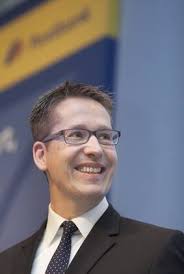 Frank Strauss, designierter Vorsitzender der Postbank AG, Frankfurt,  28.03.2012. Frankfurt