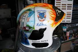 Maybe you would like to learn more about one of these? Peinture A L Aerographe Sur Casques De Pompier