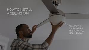 Before starting installation, disconnect the power by turning off the circuit breaker or removing the fuse at the fuse box. Installing A Ceiling Fan Kichler Lighting