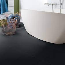 Gerflor classic imperial pur, fliesen, farbe blue1. Gerflor Vinyl Fliese Design 0221 Black Tile 1m