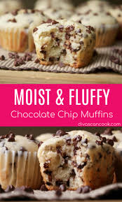 Moist Fluffy Chocolate Chip Muffin Recipe Moist Chocolate Chip Muffins Chocolate Chip Muffin Recipe Chocolate Chip Muffins