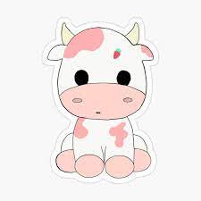 Cute cow vector logo illustration, cow clipart, logo icons, cute icons png and vector with transparent background for free download. Kawaii Strawberry Cow Novocom Top