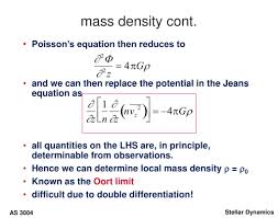 Plugging these numbers into the collapse criterion equation and doing some math, we get the condition for collapse: Ppt Collisionless Systems Powerpoint Presentation Free Download Id 4581779