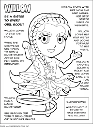 Be a sister to every girl scout > violet petal, be a sister coloring page; Printable Rose Coloring Page Novocom Top