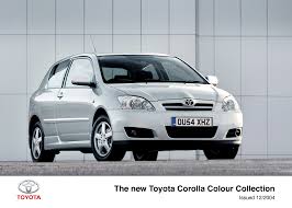 Select a car to compare. Launching 2005 In Style The Toyota Corolla Colour Collection Toyota Media Site