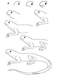 Kids Learn How To Draw A Lizard Crafts Creativity Basteln Kreativitat Bricolage Creativite The Drawboat Easy Drawings Easy Animals Lizard Craft Lizard drawing easy (page 1). kids learn how to draw a lizard