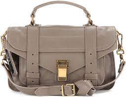 Proenza schouler small lunch bag white leather silver pom pom purse clutch. Proenza Schouler Ps1 Bag Bragmybag