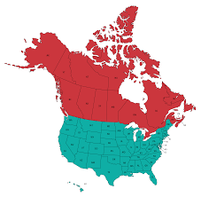 Canada independent country in north america detailed profile, population and facts. Us And Canada Map Re Trac Connect