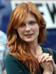 Really Beautiful Red Hair Kirsten Dunst Golden Red Hair Black Hair Ombre Natural Dark Hair