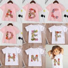 This represents perhaps the most complete picture of the most common names in the united states. 3 4 5 6 7 8 9 Years Birthday Party Name Design Plant Alphabet Baby Girls T Shirt Boy Clothes Kids Girl Tops Cute Tshirt Novelty T Shirts Aliexpress