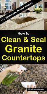 Make sure to use only cleaners or dish soap that is ph neutral, rather than acidic cleaners such as vinegar or ammonia. 11 Easy Ways To Clean Granite Countertops More