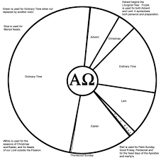 Where, however, do we tell people the meaning of those colors? Liturgical Calendar 2015 Coloring Pages
