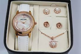 Bardot 1 ladies 01234 sage. Pierre Cardin Ladies Watch Necklace And Earrings Gift Catawiki