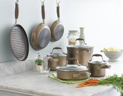 Anolon tools set/nonstick nylon cooking utensils/kitchen gadgets includes spoons, turners, ladle, meat fork, whisk, and locking tongs, 10 piece, bronze. How The 11 Piece Anolon Cookware Is Safe And Useful