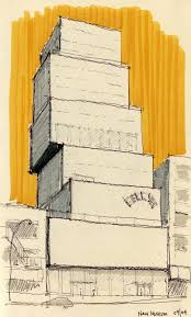 New Museum New York Sanaa Sketch By Cristian Bascunan Architecture Sketch Architecture Drawing Art And Architecture