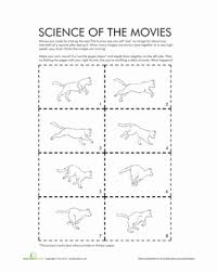 Science Of The Movies Worksheet Education Com Flip Book Animation Flip Books Art Flip Book
