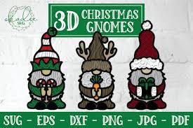 Free for commercial use no attribution required high quality images. 3d Christmas Gnome Bundle Layered Gnome 3d Gnome Svg Dxf 992810 Paper Cutting Design Bundles