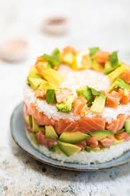 Sushi Cake Recette Recette Sushi Sushi Recette Facile Recettes De Cuisine