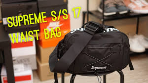 Supreme ss18 waist bag real vs fake! Supreme S S 17 Waist Bag Overview Youtube