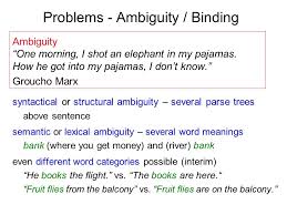 One Morning I Shot An Elephant In My Pajamas Ambiguity Speech And Natural Language Processing Christel Kemke Department Of Computer Science University Of Manitobe Presentation For Human Computer Interaction Ppt Download