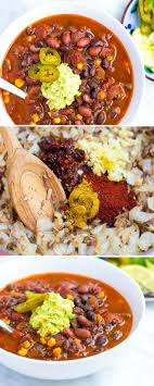Utterly Delicious Chipotle Bean Chili Recipe Vegetarian Chili Crock Pot Dry Beans Recipe Cooking Dried Beans